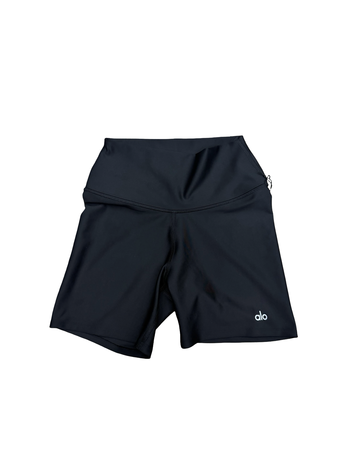 Alo Yoga Black Airlift Energy High Waist Shorts