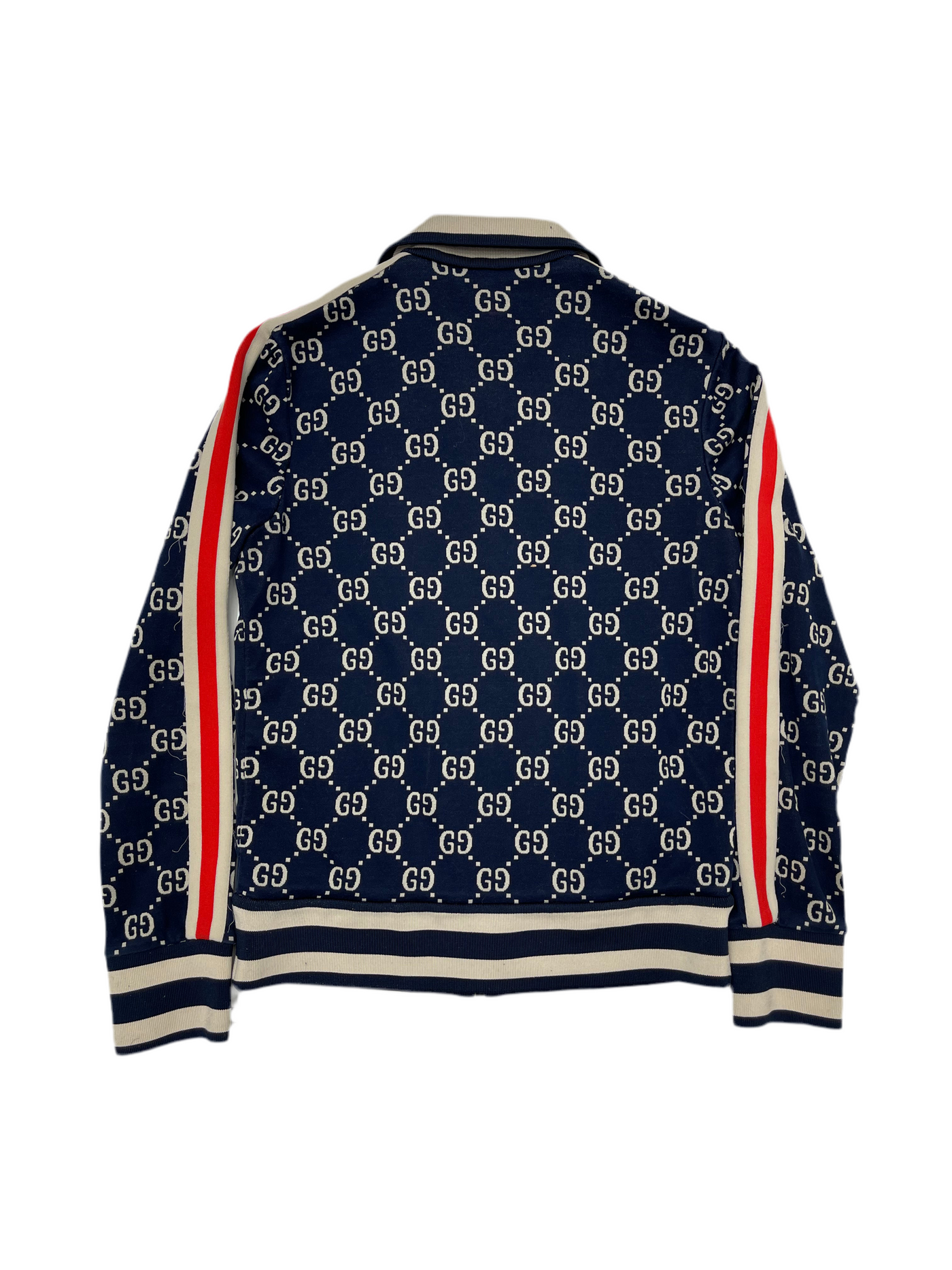 Gucci GG Jacquard Track Jacket Navy