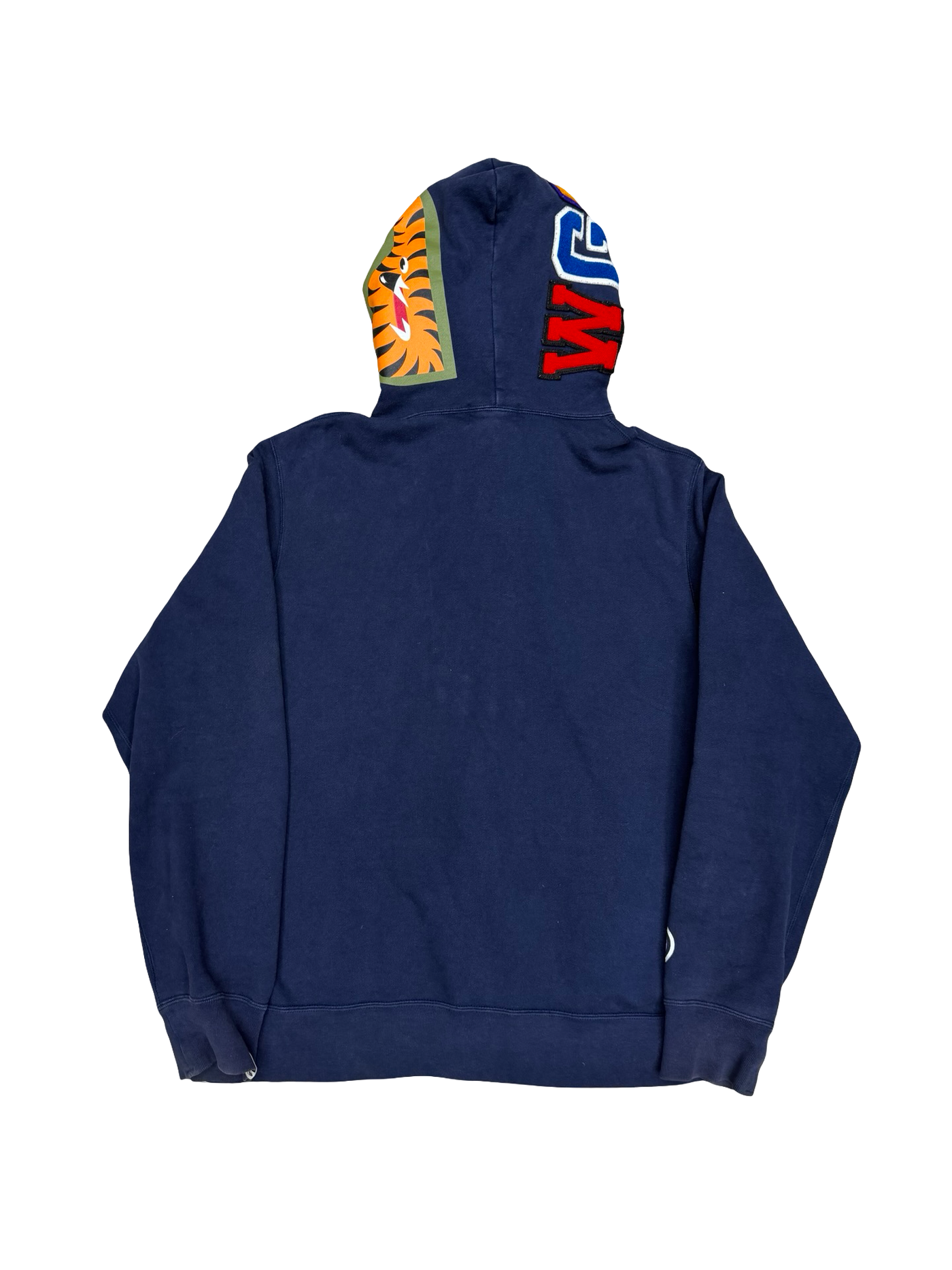 Bape Shark Full Zip Hoodie Navy