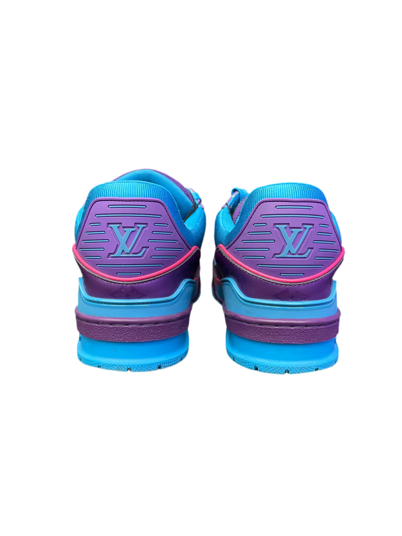LV Trainer Metallic Purple Teal