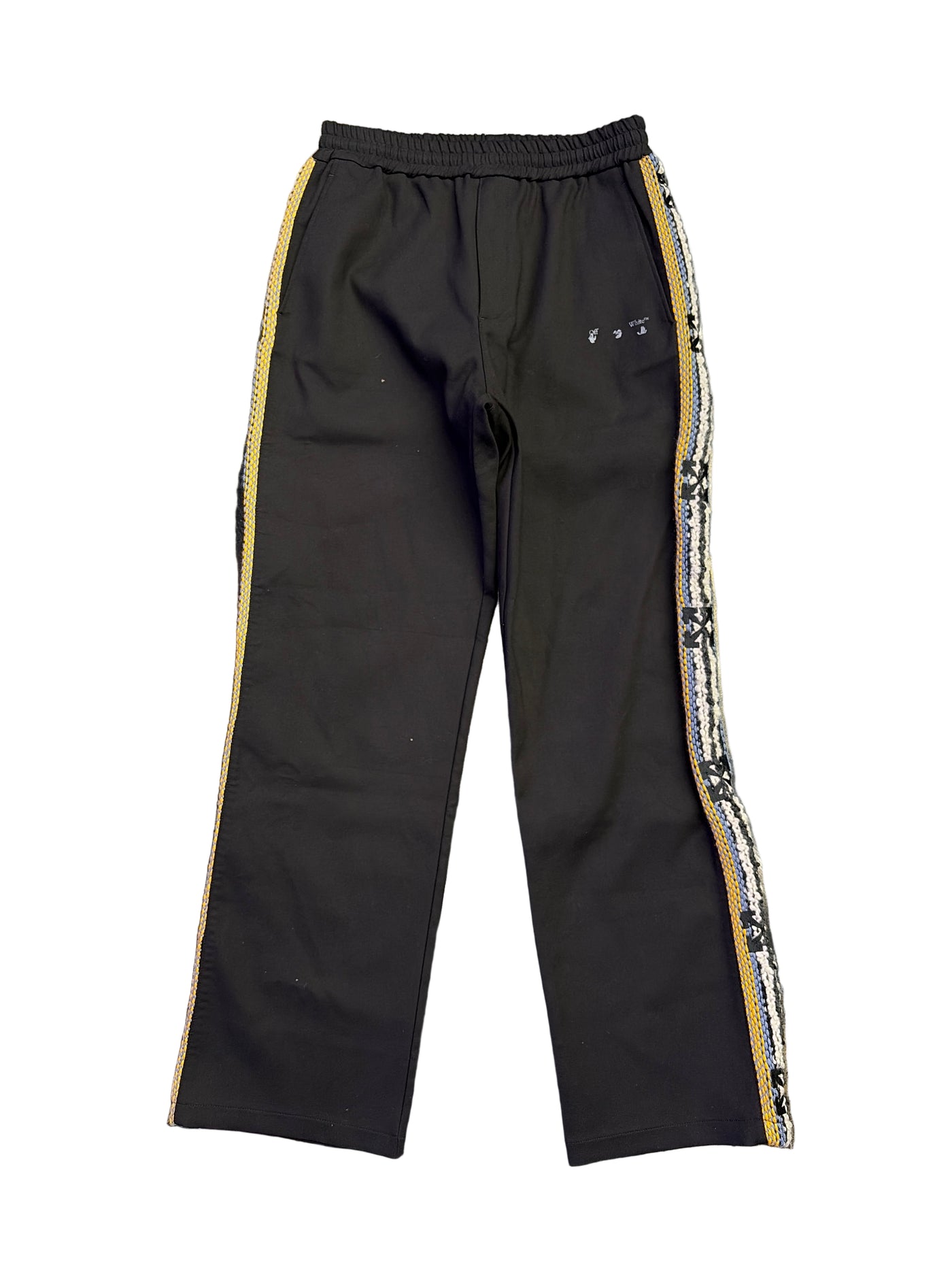 Off-White Logo Dogo Track pants Black White