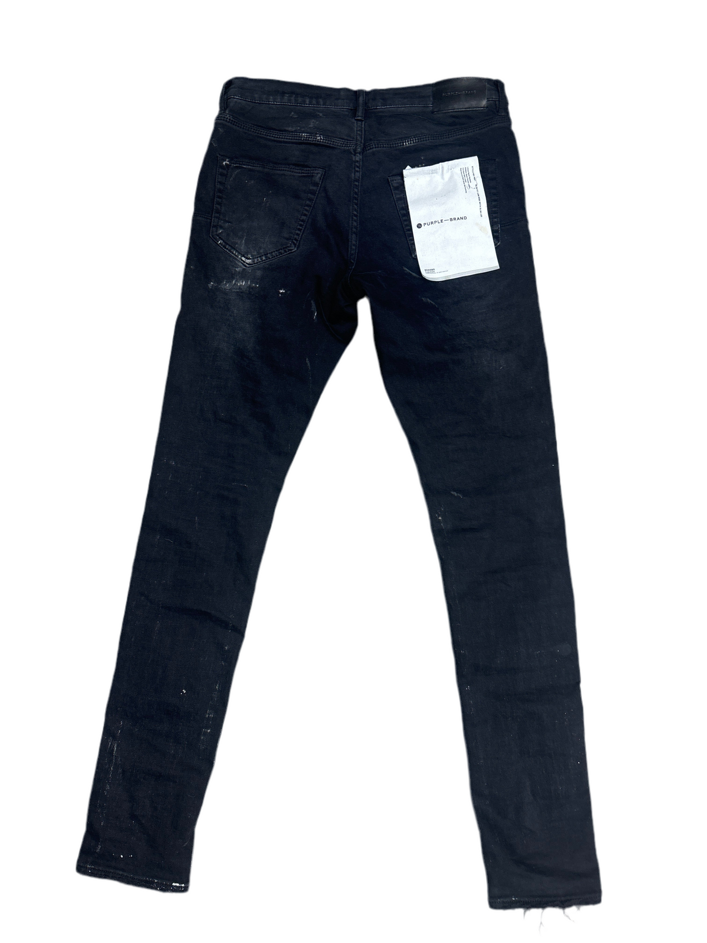 Purple Brand Denim Paint Splatter Jeans￼