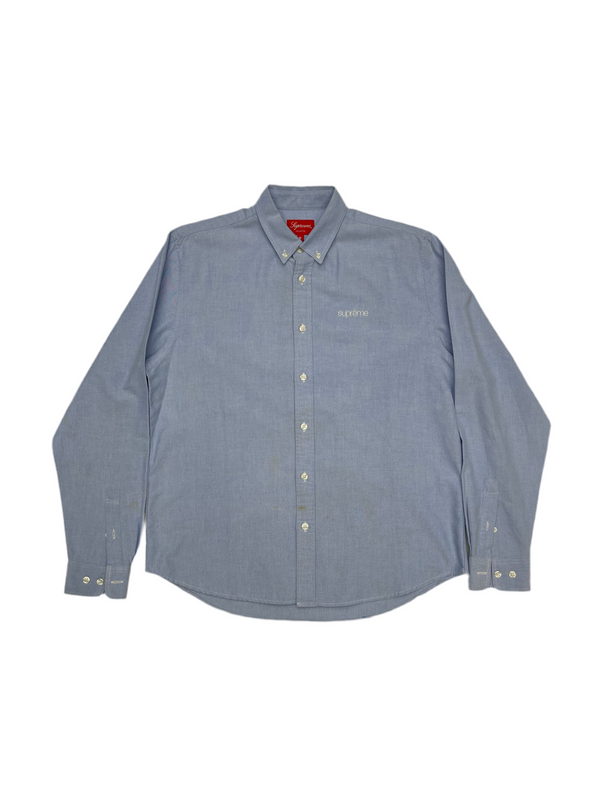 SS20 Supreme Oxford Shirt Light Blue