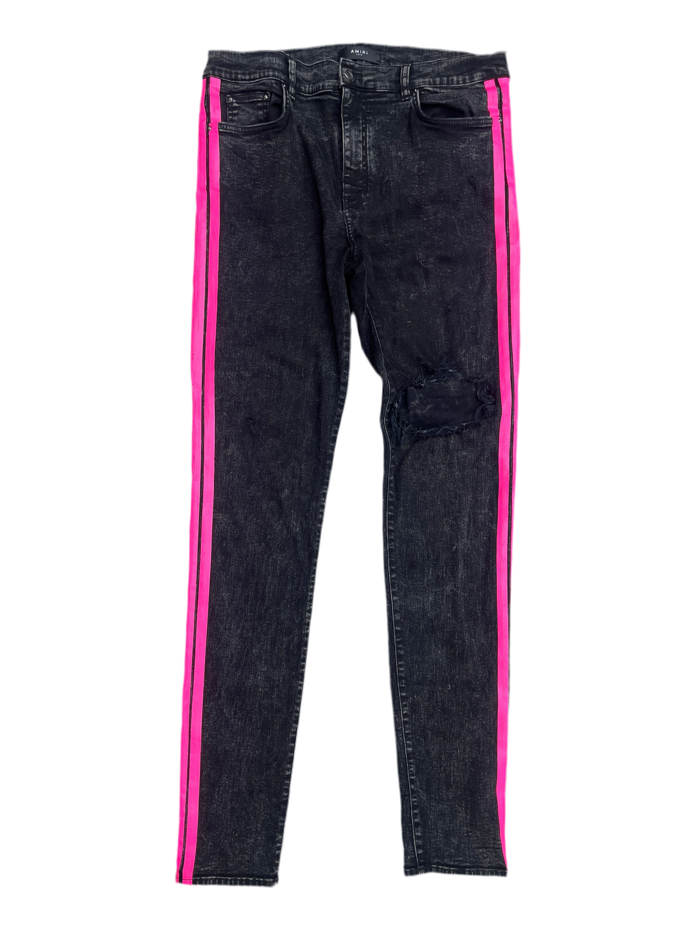 Amiri Jeans Pink Stripe