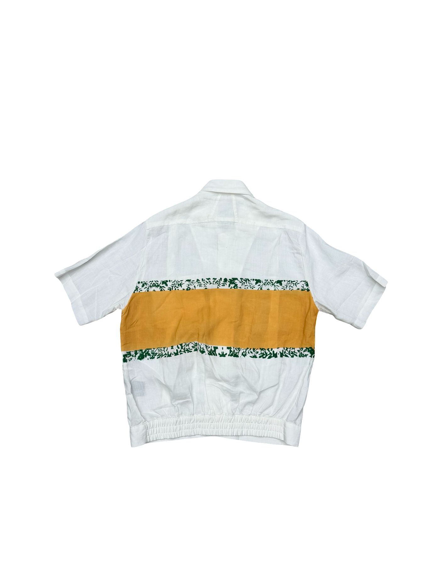 Rhude Linen Cuban Ivory Shirt