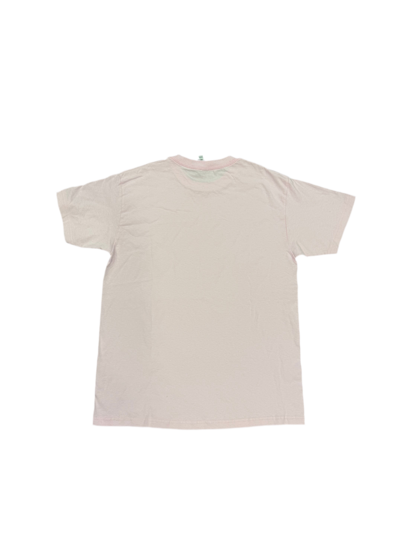 NewYrrk Pink T-shirt Side Logo w/ White Pink Crystal