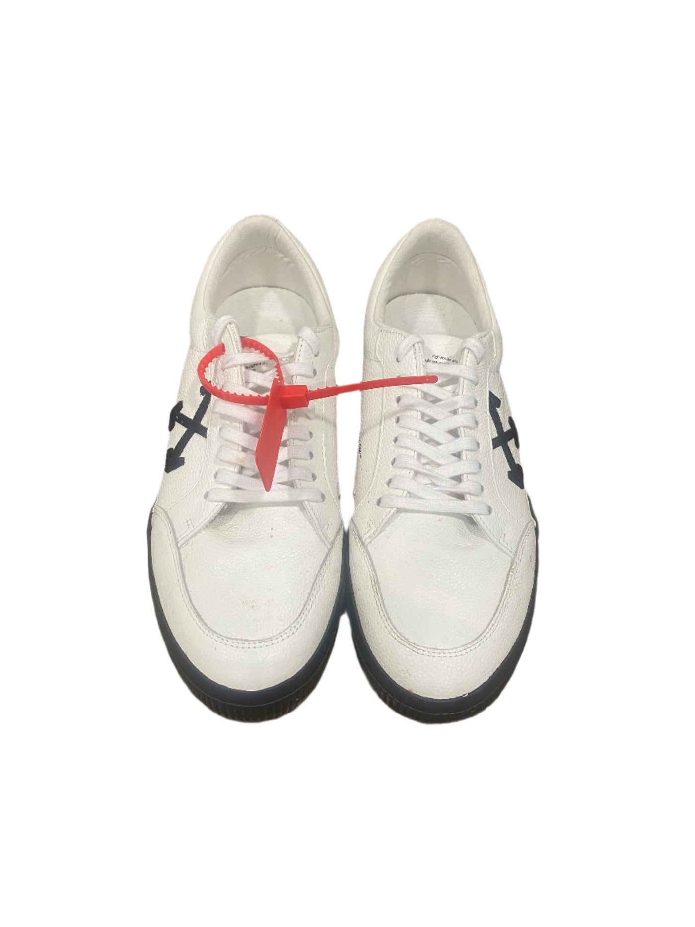 Off-White Vulcanized Low White Black Sneakers