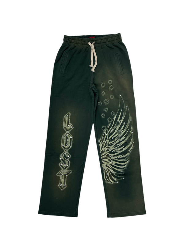 Lost Intricacy Emerald Sweatpants