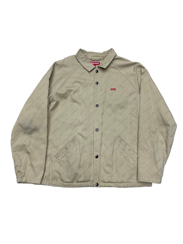Supreme Snap Front Jacquard Logos
Twill Jacket