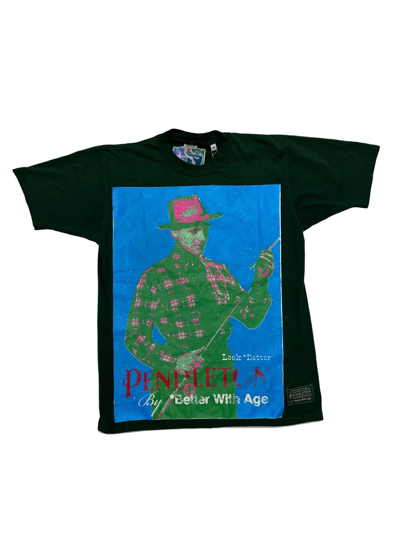 Better With Age Pendleton Novel Tee Dark Green