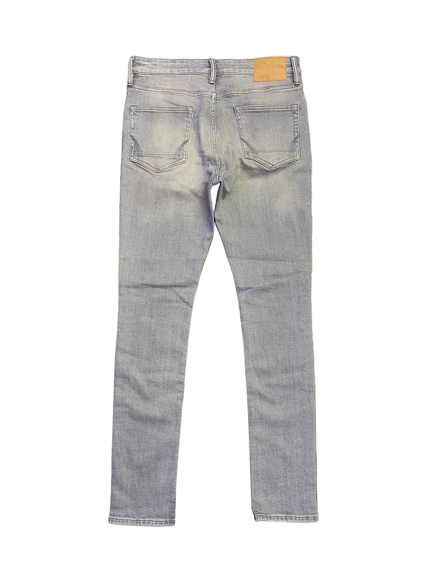 All Saints Cigarette Denim Jeans Washed Grey