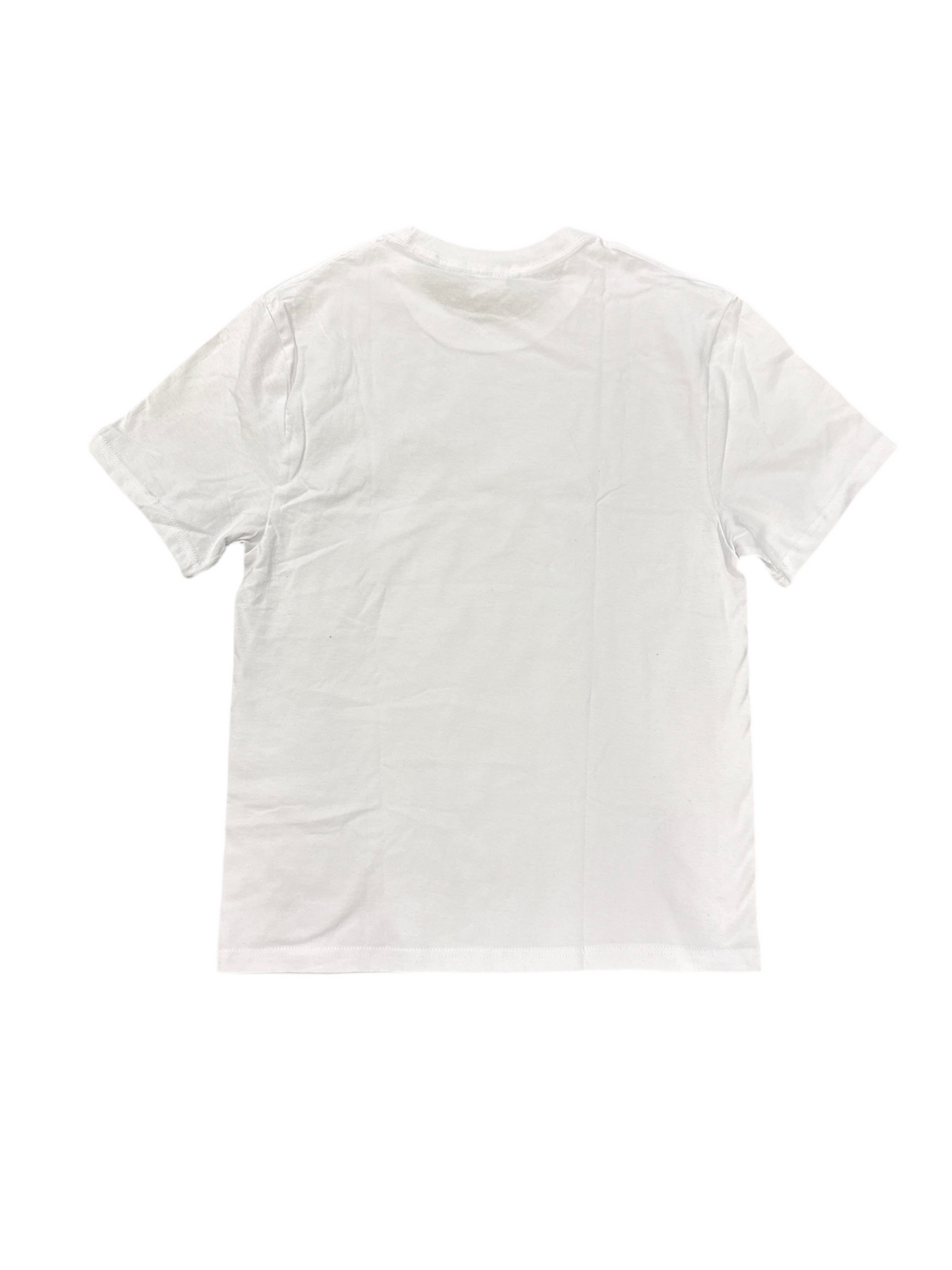 NewYrrk White T-shirt Logo w/ White Green Crystal