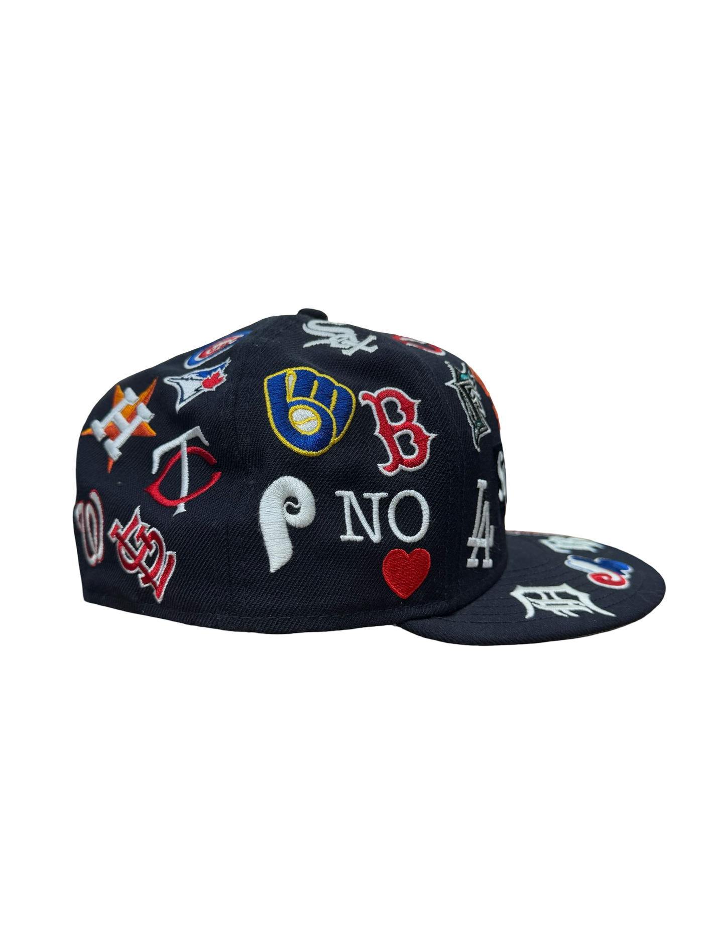 Supreme x MLB x New Era Fitted Hat Navy