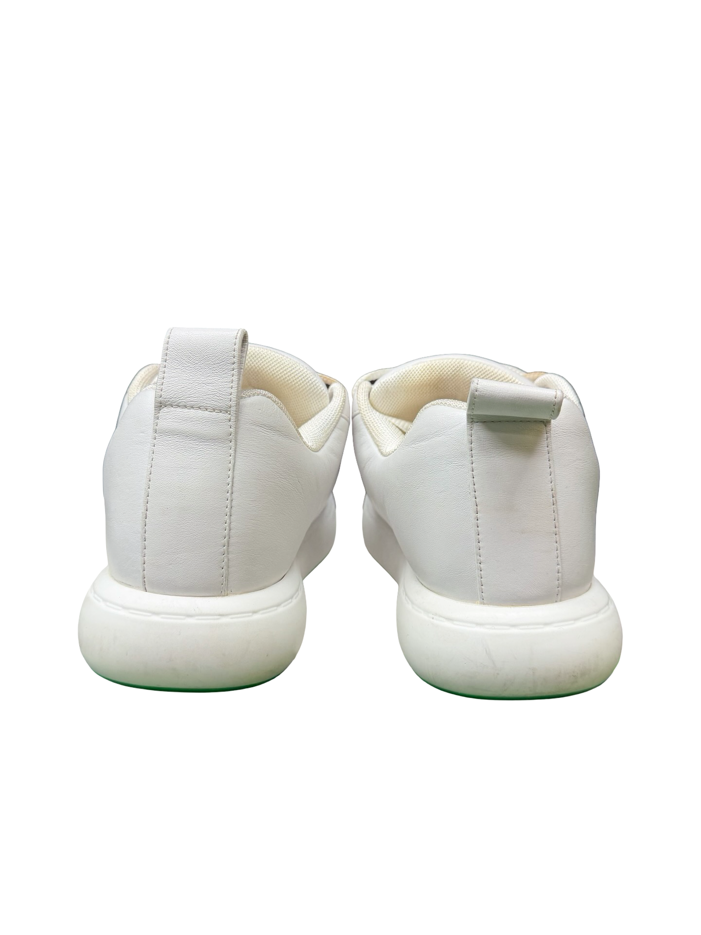 Bottega Veneta Leather Pillow Low Top Sneaker White