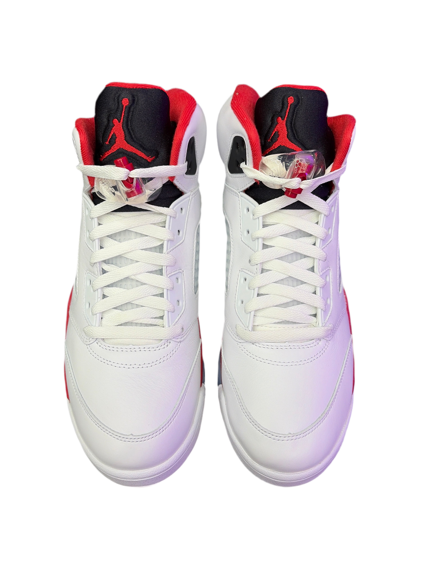Nike Air Jordan 5 Retro Fire Red Black Tongue