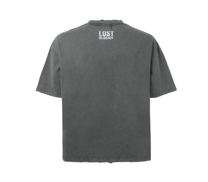 Lost Intricacy Outline T-Shirt Grey Wash