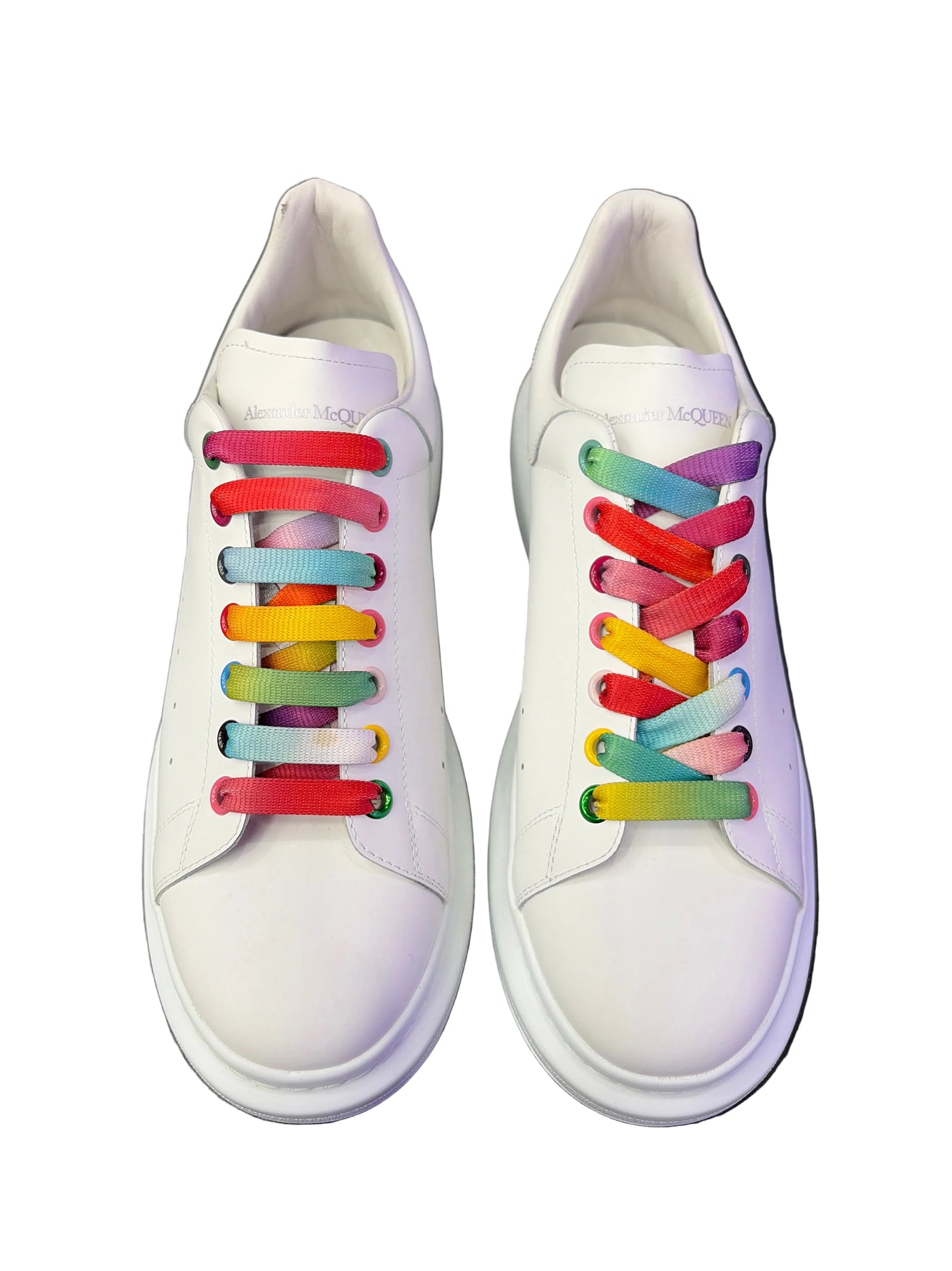 Alexander McQueen Oversized Sneaker White Colored Laces