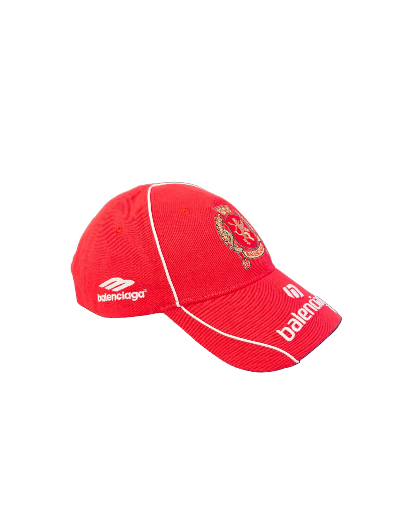 Balenciaga Paris Soccer Cap Red
