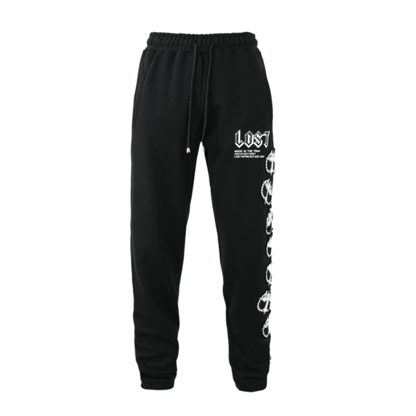 Lost Intricacy Mitt Black/White Sweatpants