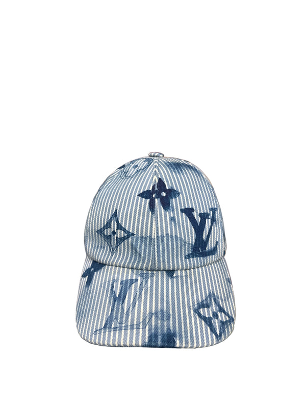 LV Watercolor Monogram Hickory Stripes Hat