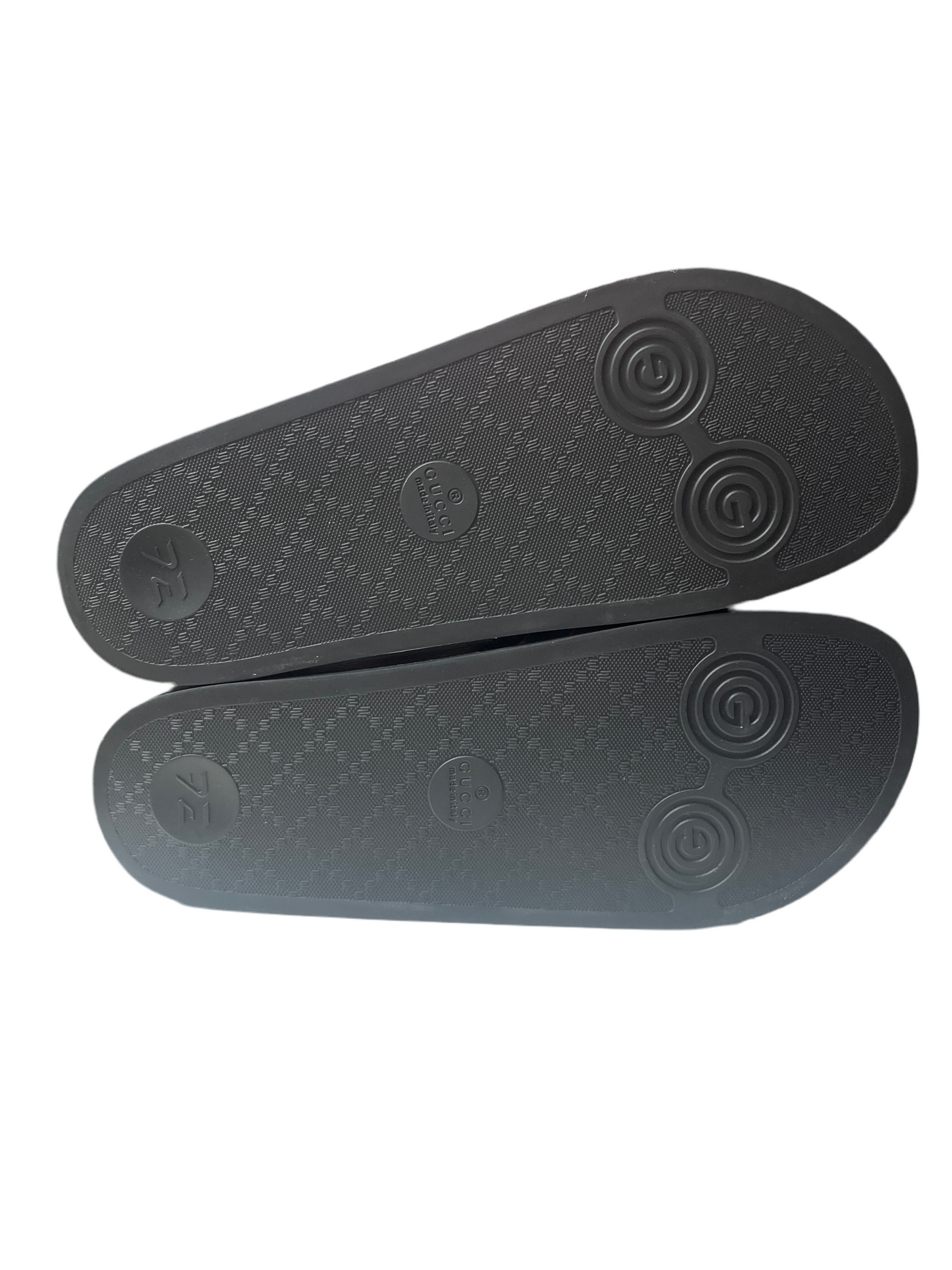 Gucci Pursuit Pool Slides Blue White Stripe