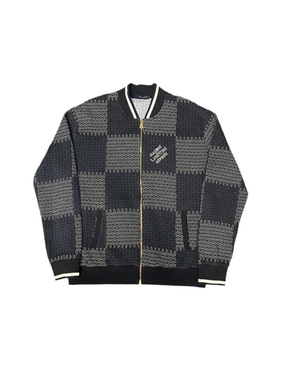 LV Damier Quilted Cotton Bomber Navy