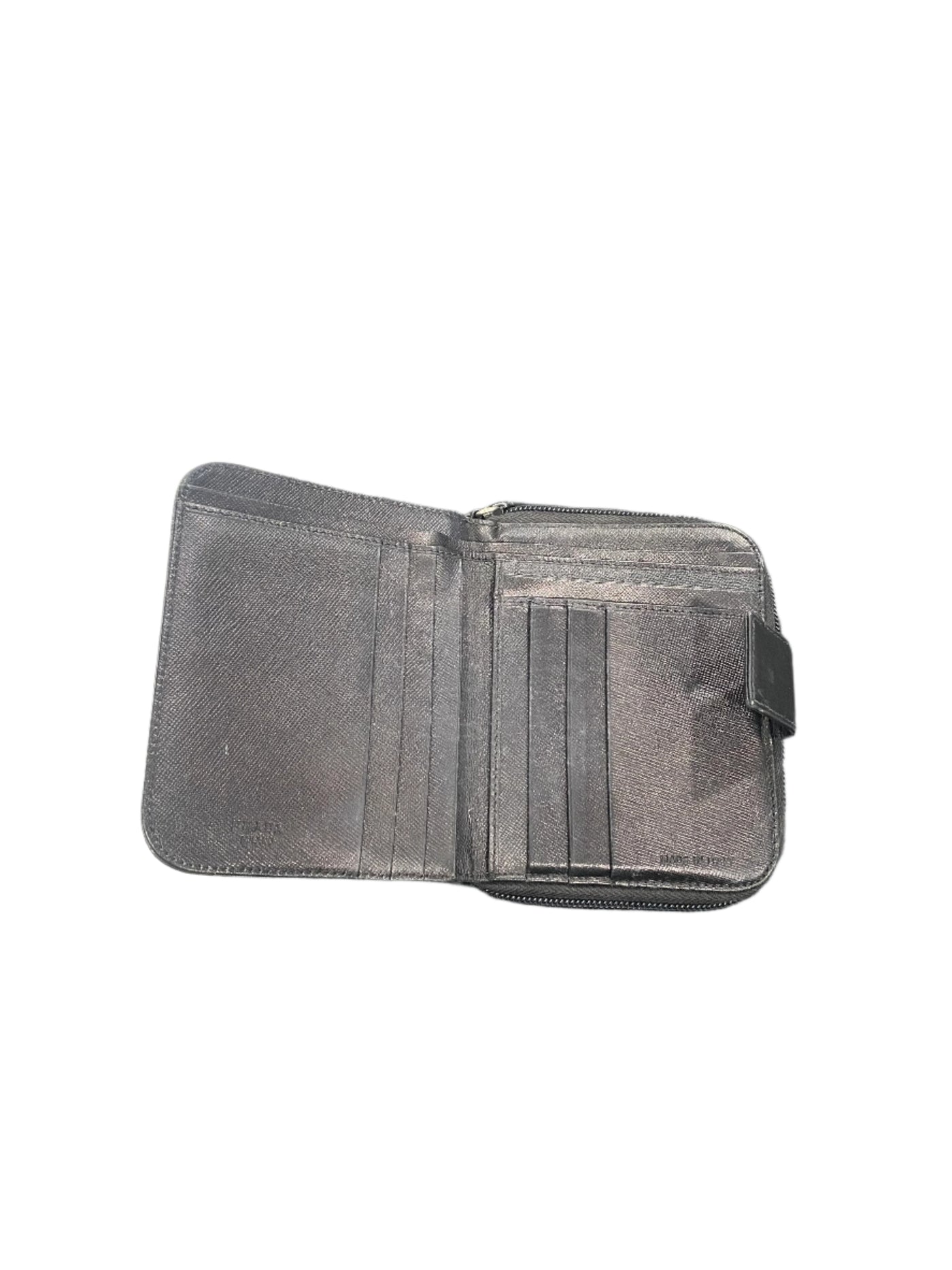 Prada Saffiano Leather Wallet Black