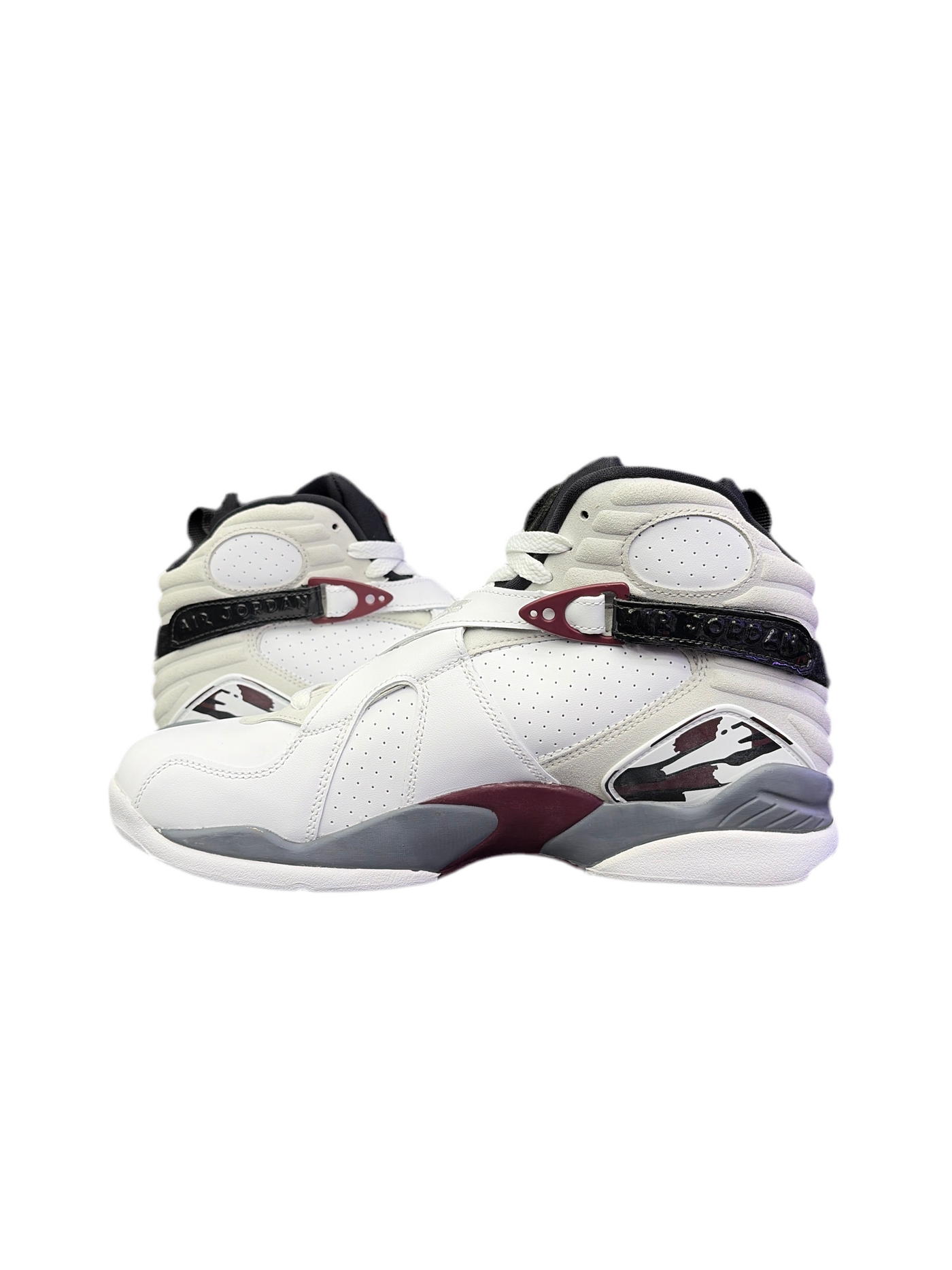 WMNS Nike Air Jordan 8 Retro White Burgundy