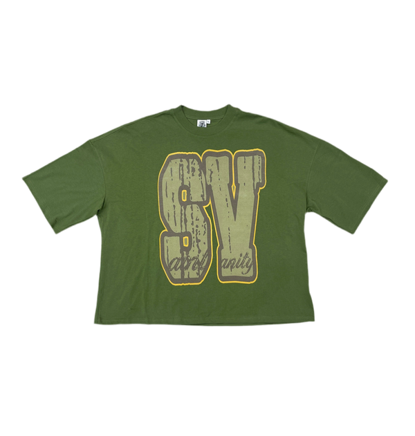 Saint Vanity SV Logo Tee Olive