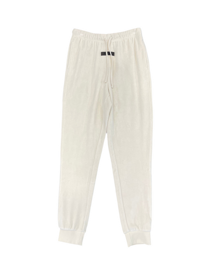 Essentials Velour Pants Cream