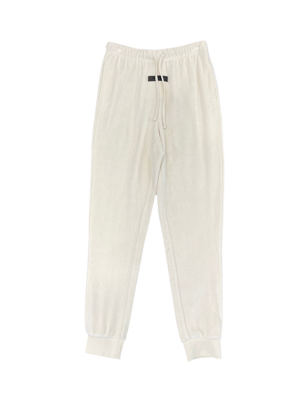Essentials Velour Pants Cream