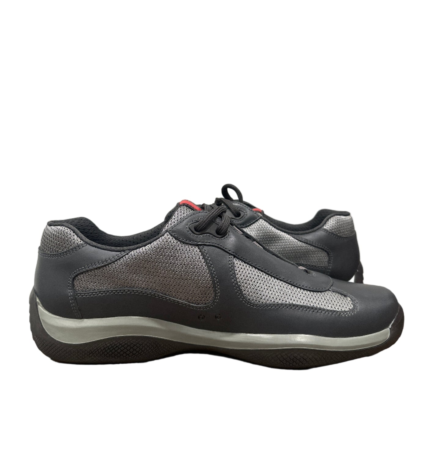 Prada Americas Cup Sneakers Dark Grey
