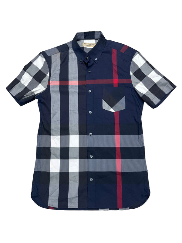 Burberry Short-Sleeve Check Shirt