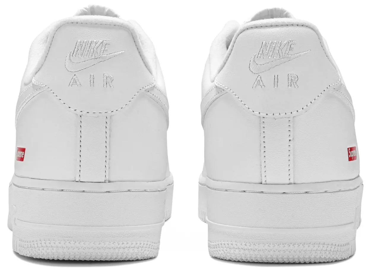 Supreme x Nike Air Force 1 Low Box Logo Triple White