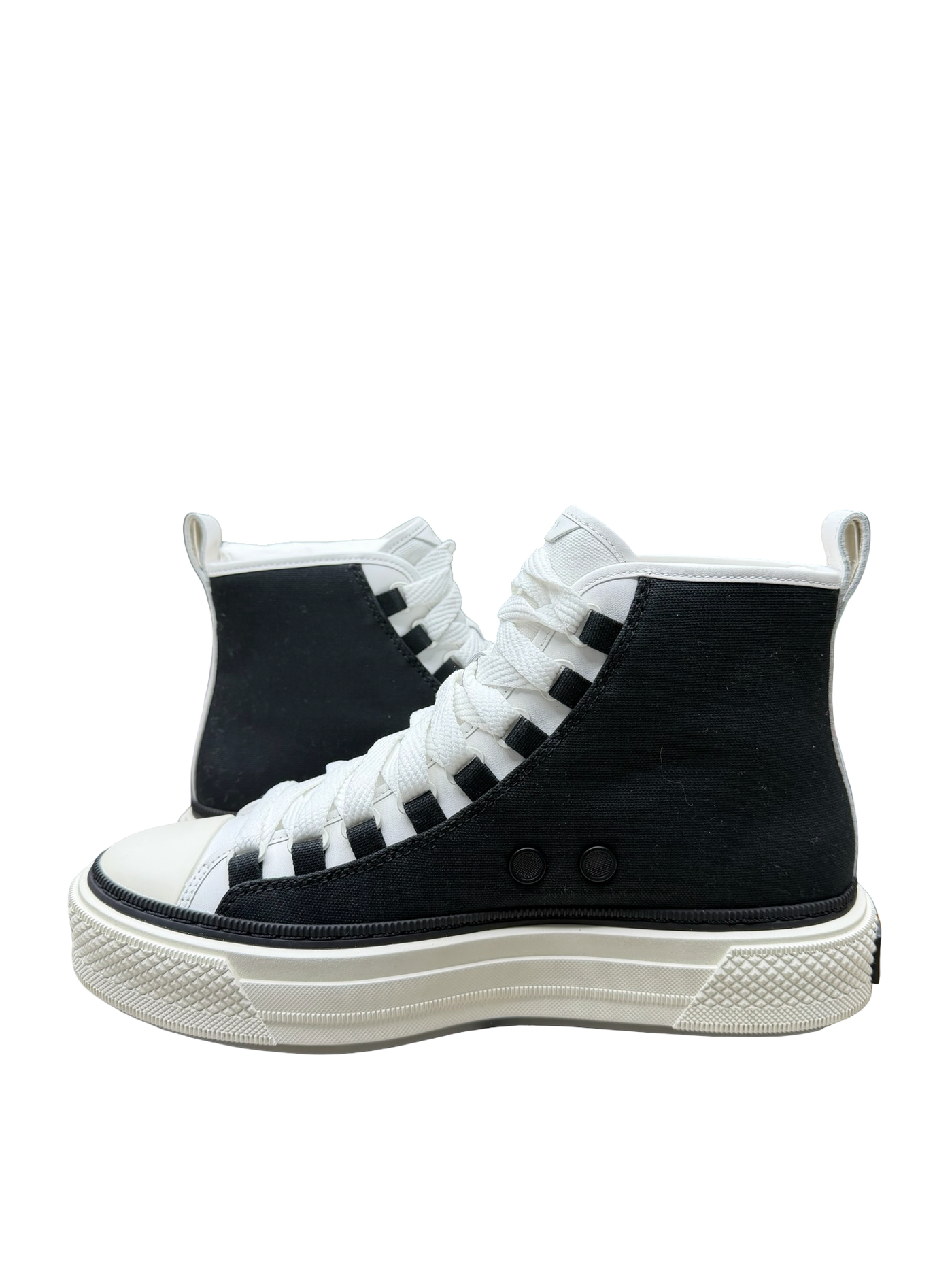 Amiri Black & White MA Court Hi Sneakers