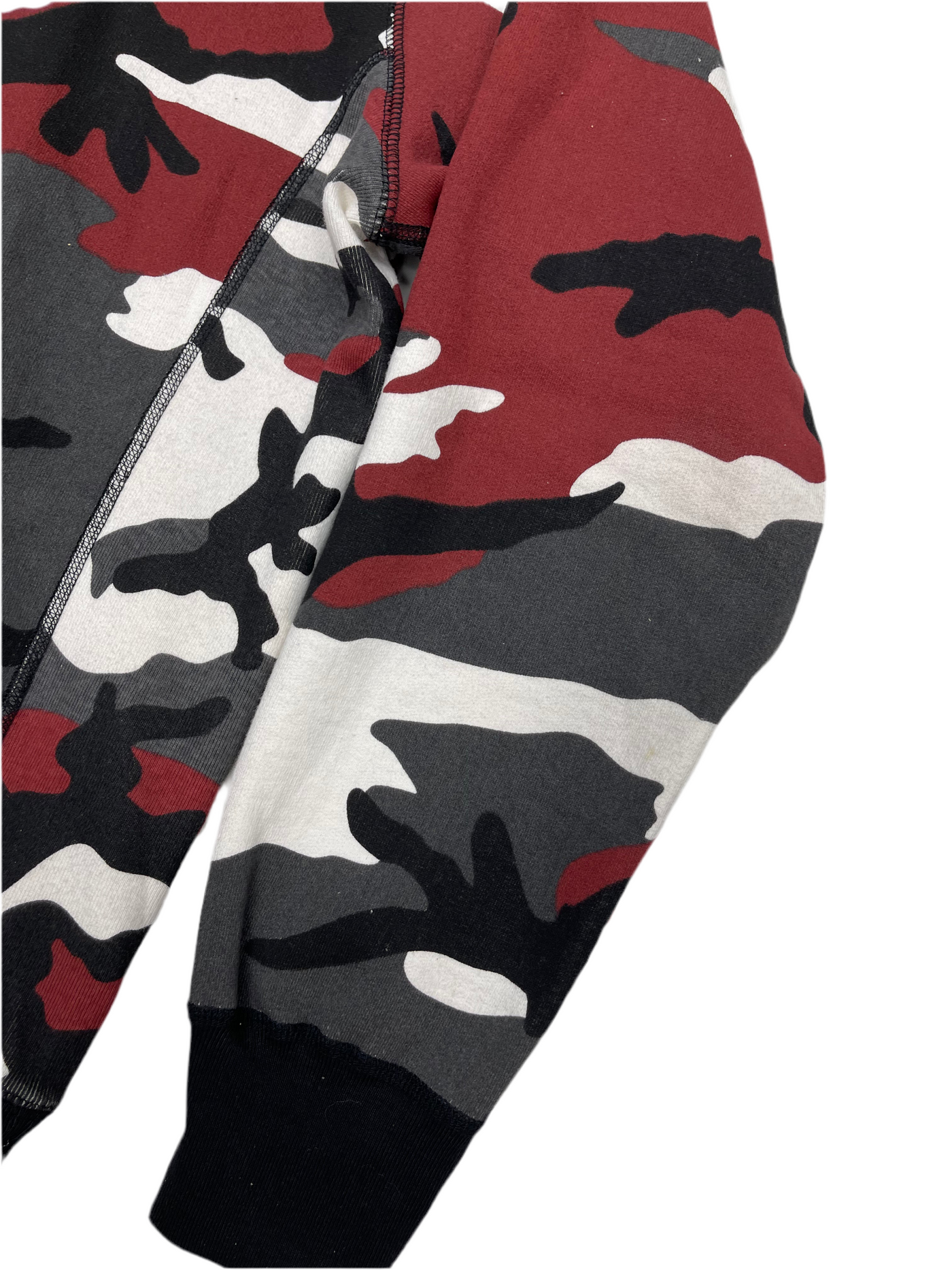 FW13 Supreme Box Logo Pullover Hoodie Red Camo