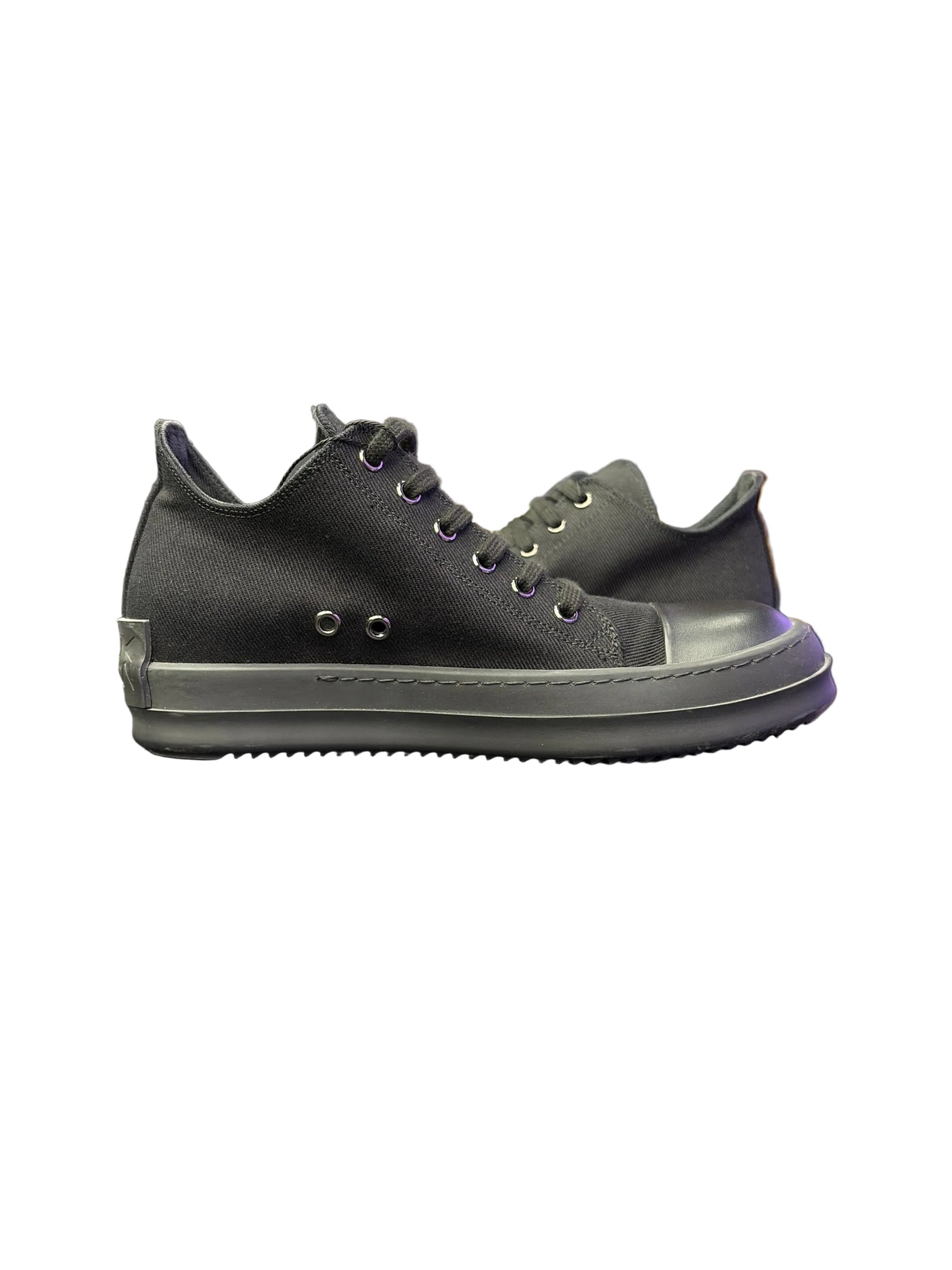 Rick Owens DRKSHDW Ramones Low Sneakers Triple Black