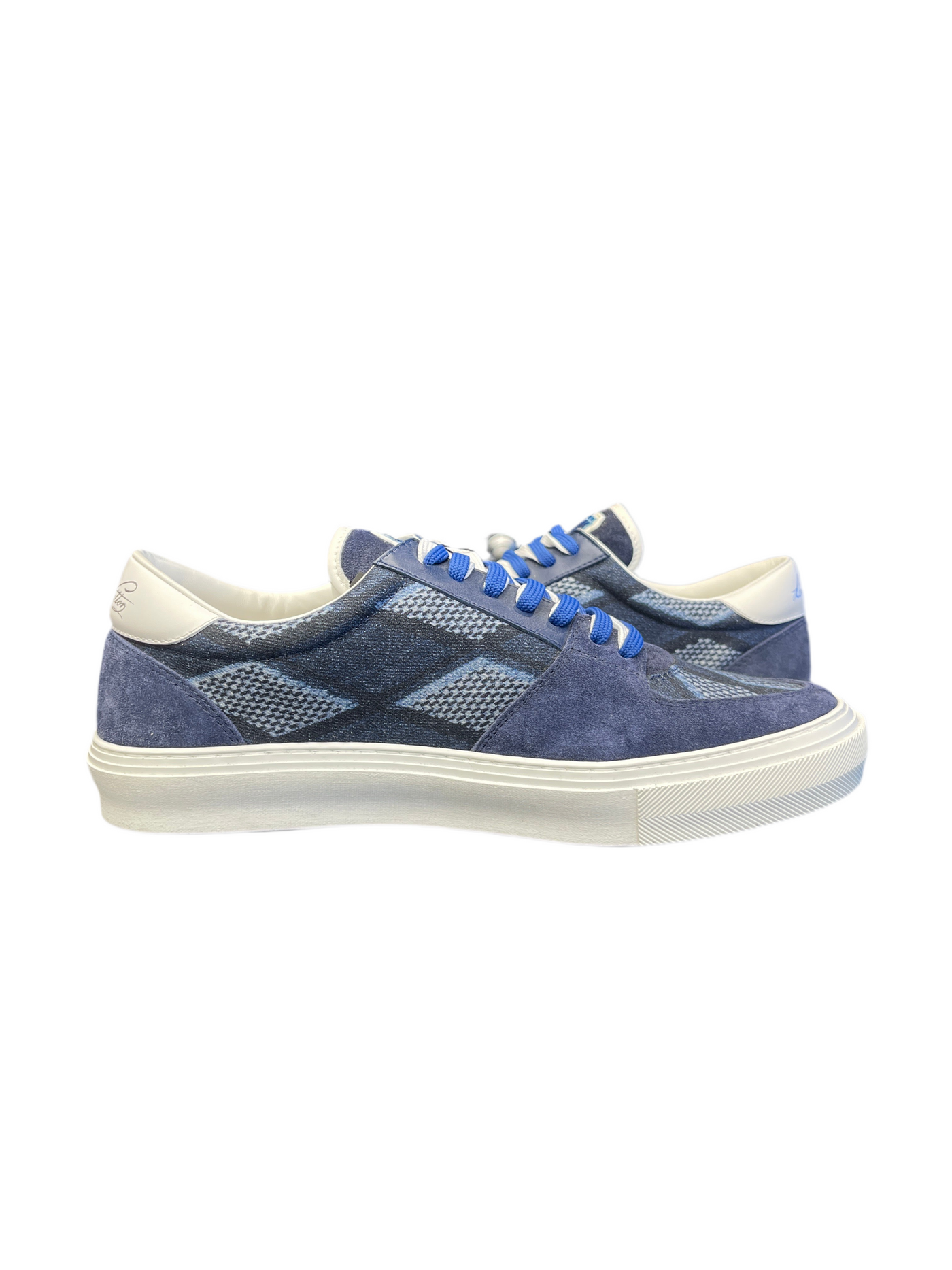LV Ollie Distorted Damier Blue