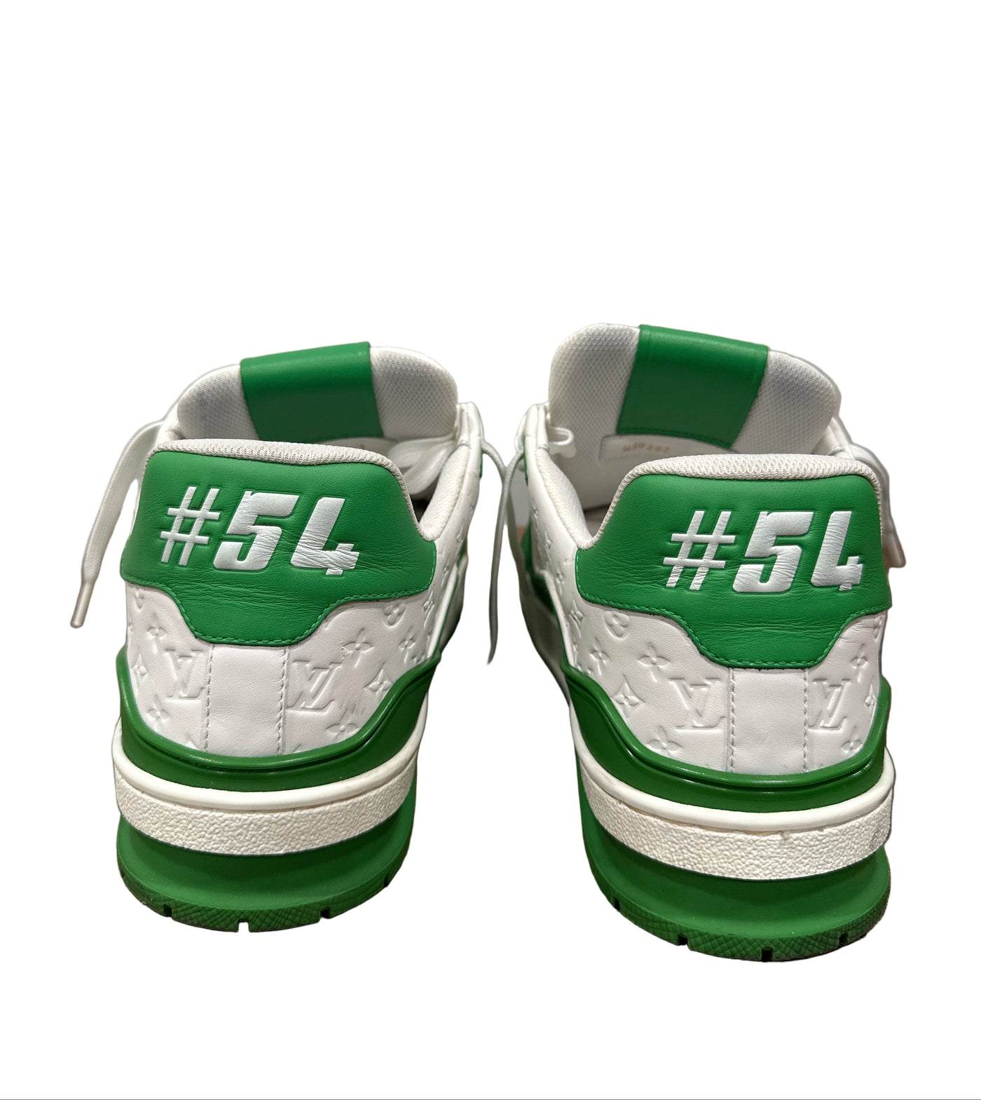 LV Trainer #54 Mini Monogram Green White