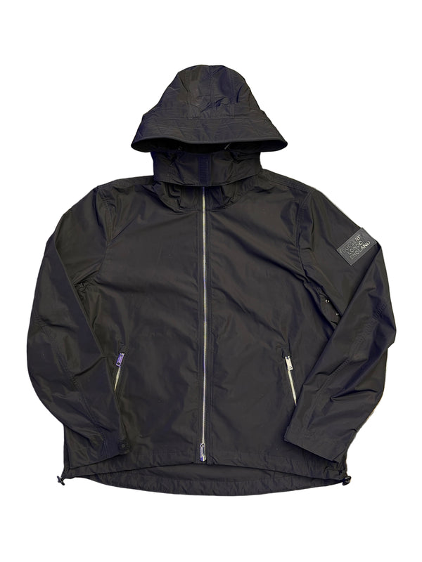 Burberry Hargrave Zip Windbreaker Jacket Black