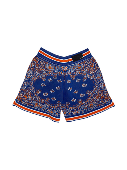 Amiri Bandana NYC Exclusive Shorts Blue Orange