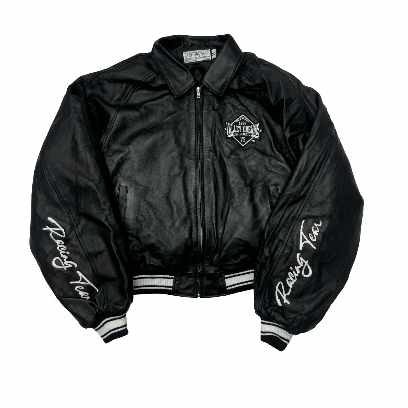 Vale Racing Team Varsity leather Jacket