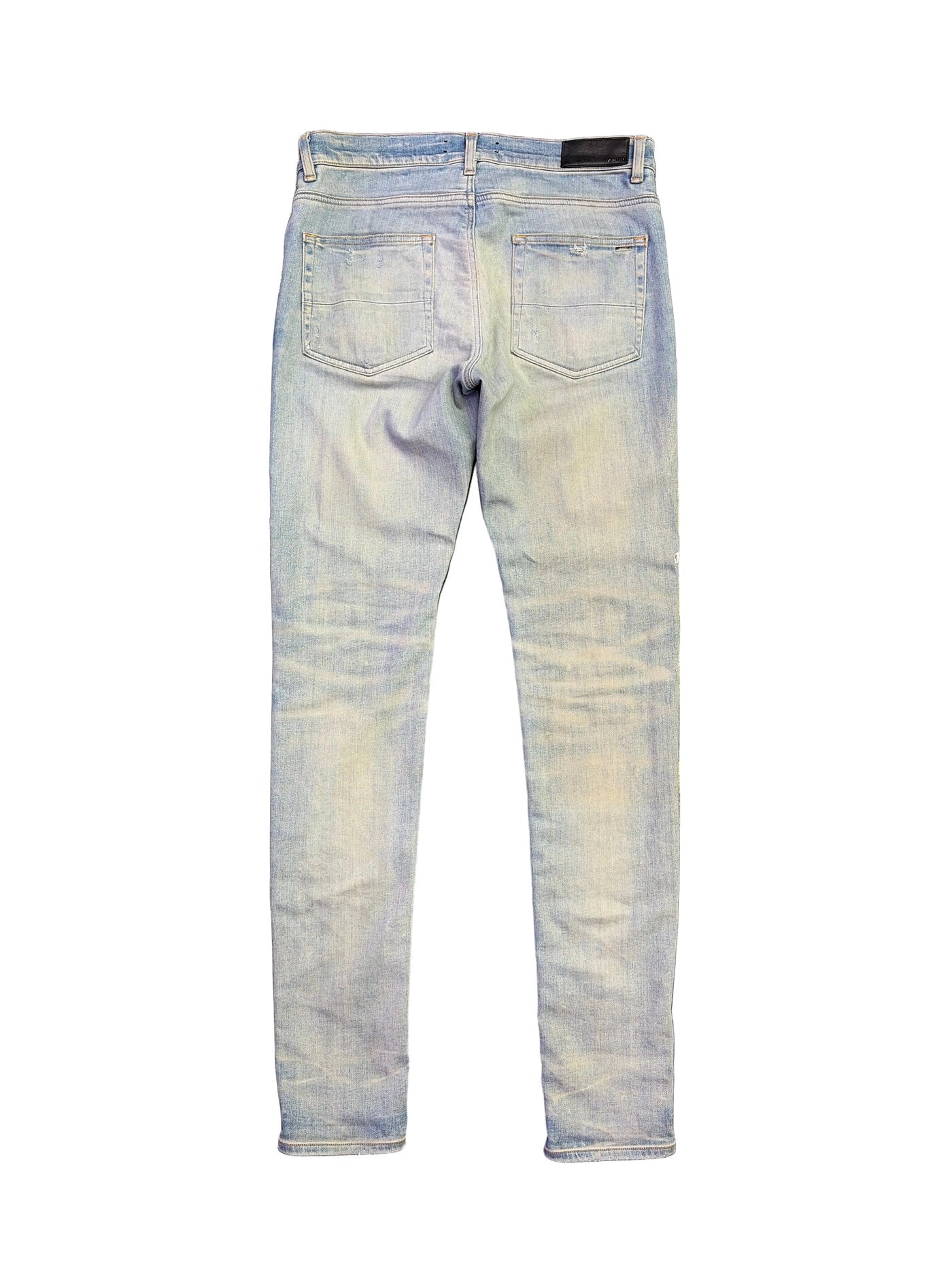 Amiri Cherub Distressed Jeans Light Blue Wash