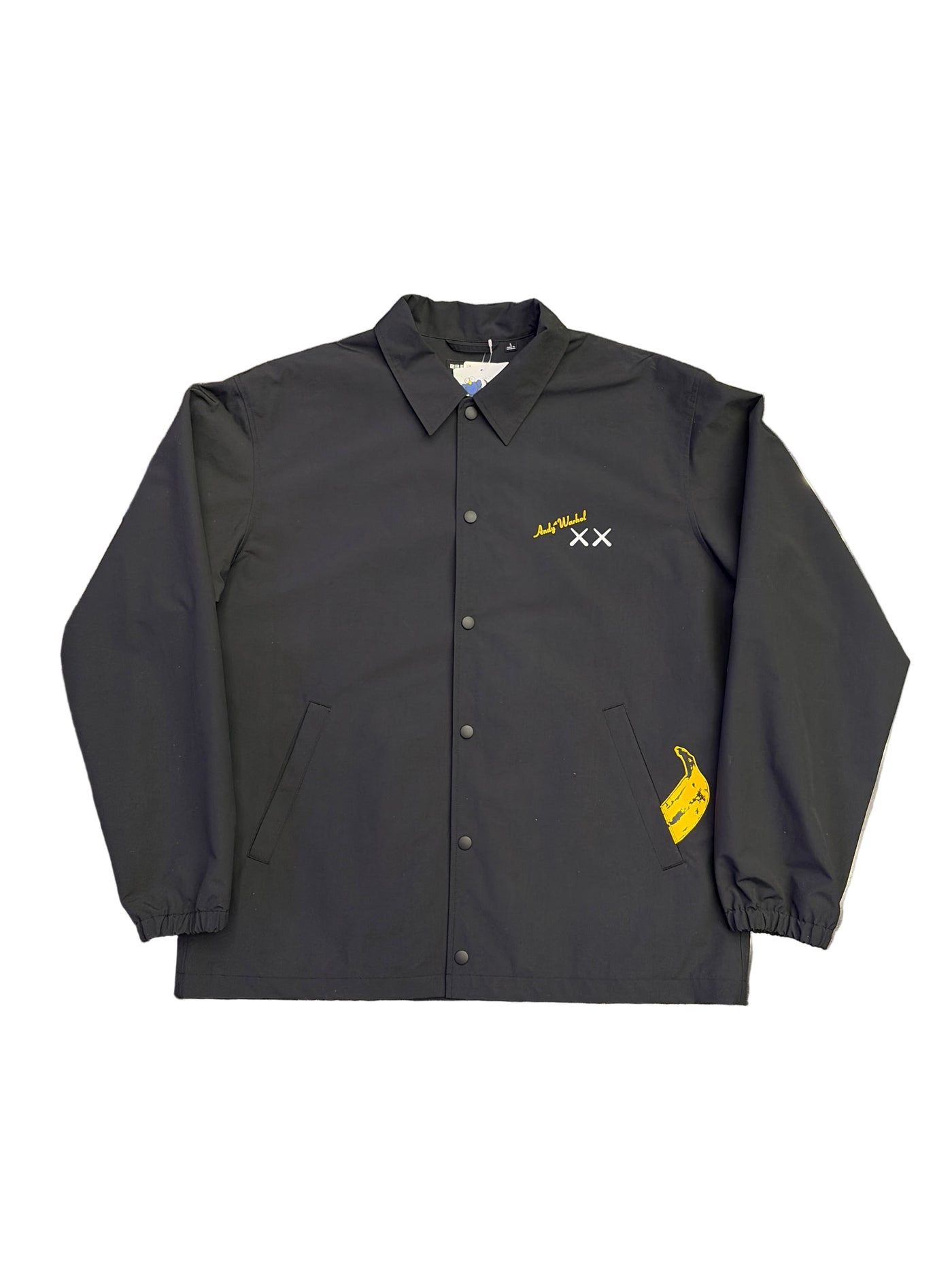 Uniqlo x KAWS x Warhol Coach Jacket Black