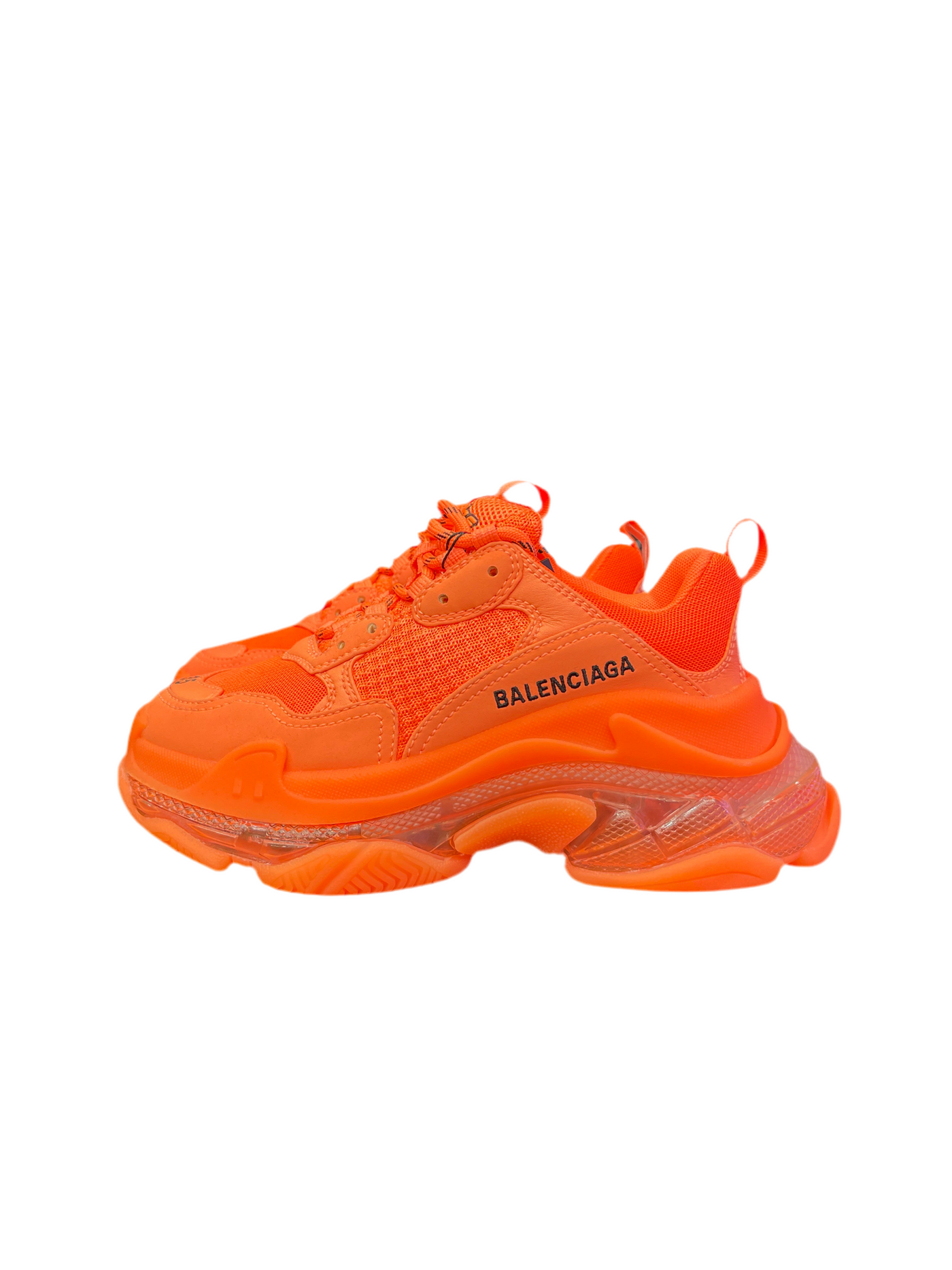 WMNS Balenciaga Triple S Clear Sole Orange
