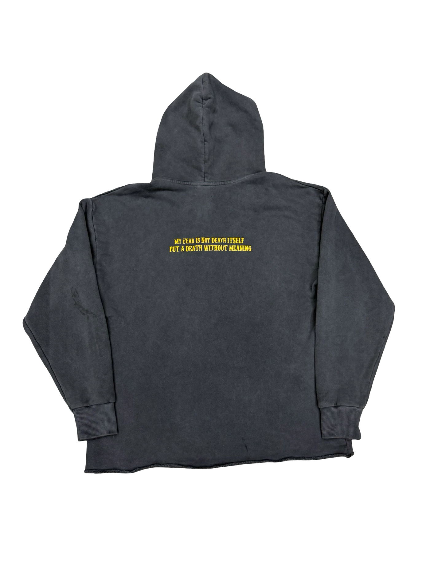 Barriers Huey Newton Hoodie Grey Wash