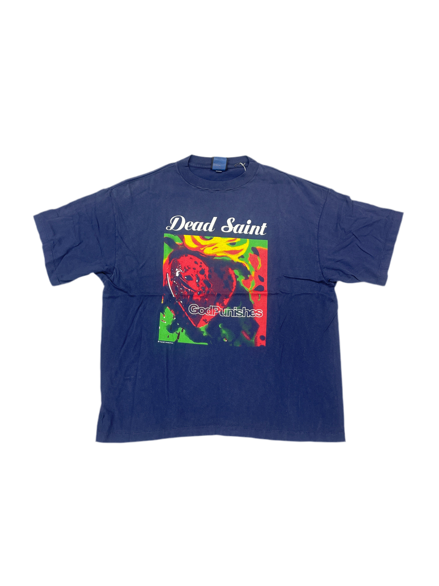 Saint Michael Dead Saint T-Shirt Navy