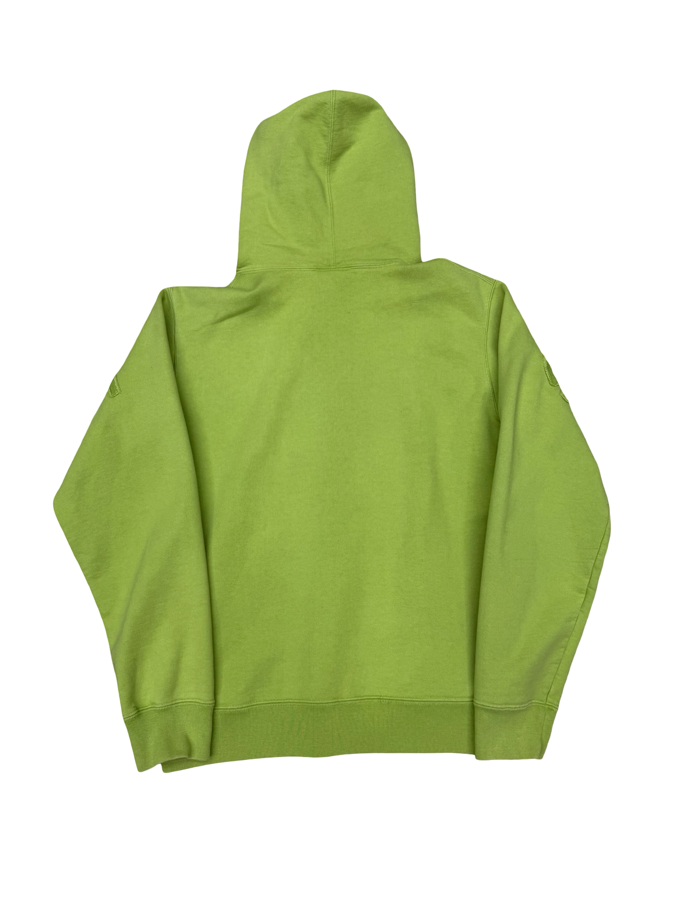 Supreme Set In Logo Hooded Pullover Lime