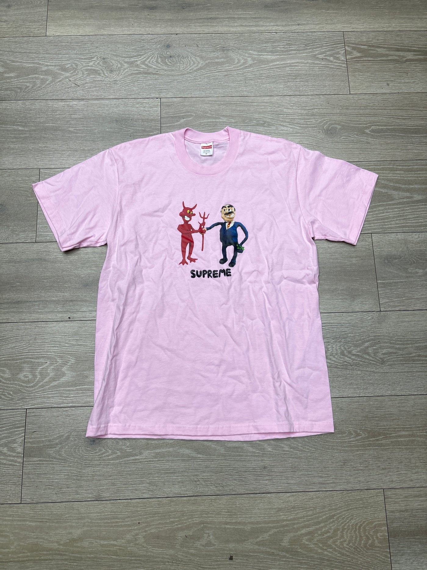 Supreme Business Tee Light Pink