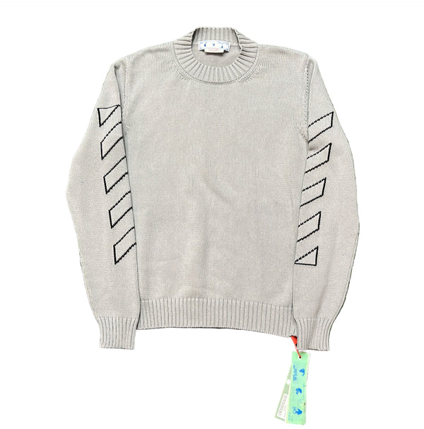 Off-White Diag Outline Arrow Knit Sweater